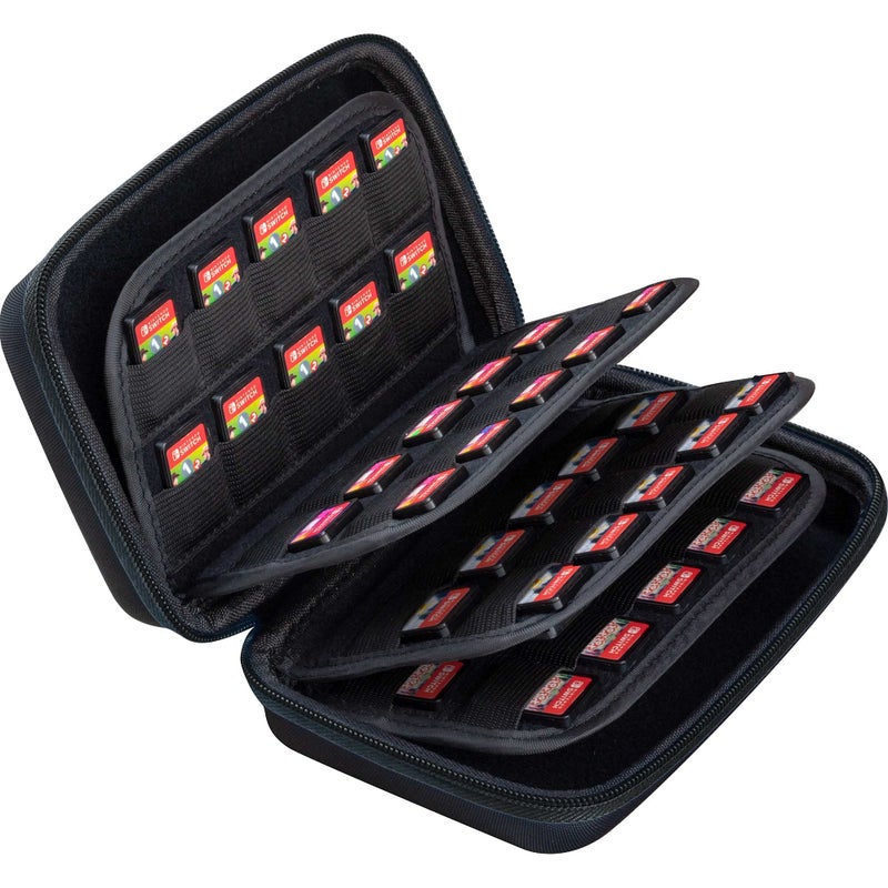 ButterFox 80 Switch Game Case for Nintendo Switch/Swith2, Switch Game Card Storage Holder or SD Memory Card Case (80 Black) - Image 1